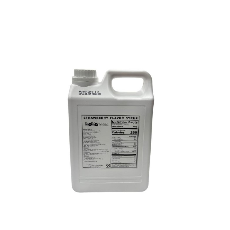 Strawberry Concentrated Juice - 2.5 kg bottle Exp.18-8-25