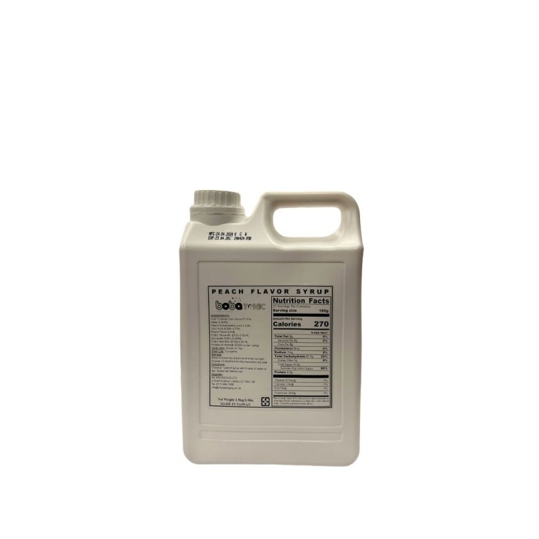 Peach Concentrated Juice - 2.5 kg bottle expired