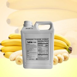 Banana Flavor Syrup - 2.5 kg bottle