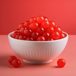 Sunny Popping Boba Ball-Cherry Coating Juice - 3.4 kg Can
