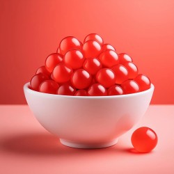Sunny Popping Boba Ball- watermelon Flavor Coating Juice - 3.4 kg Can