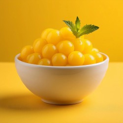 Sunny Popping Boba Ball- Pineapple Flavor Coating Juice - 3.4 kg Can
