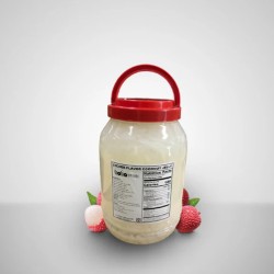 Lychee Flavor Coconut Jelly - 3.85 kg Bottle