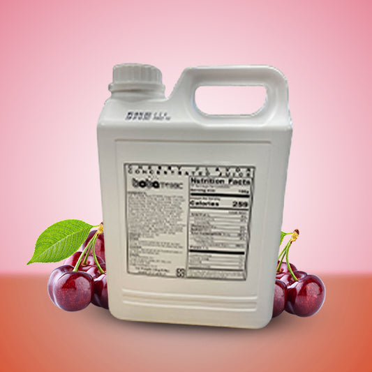 Cherry Flavor Concentrated Boba Juice - 2.5 kg bottle